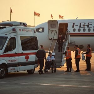 Airport Medical Transfer (Wheelchair-to-Wing)
